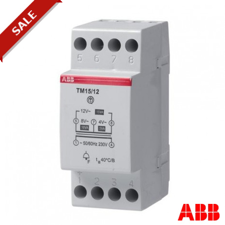 TM15/24V 2CSM151041R0801 ABB TM15 / 24 Fail transformateur de cloche en sécurité