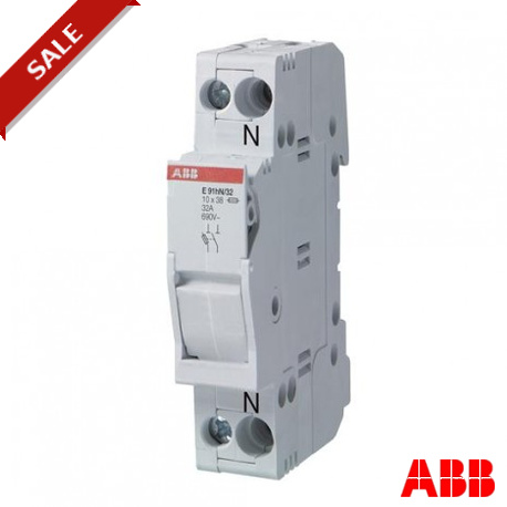 E91N/32 2CSM200893R1801 ABB Base portafusible E91N/32 32A 1p+N