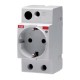 2CSM212000R0721 ABB M1175-L Presa modulare: Standard schuko tedesco