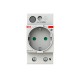 2CSM214000R0721 ABB M1175-FL Tomada Modular: standard schuko alemão