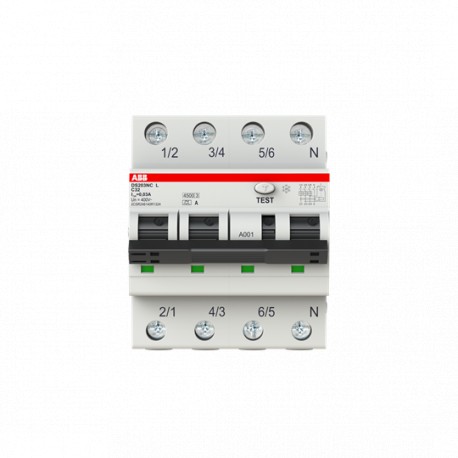 2CSR246140R1324 ABB I.com.DS200L 3PN C 32A A 6kA 30