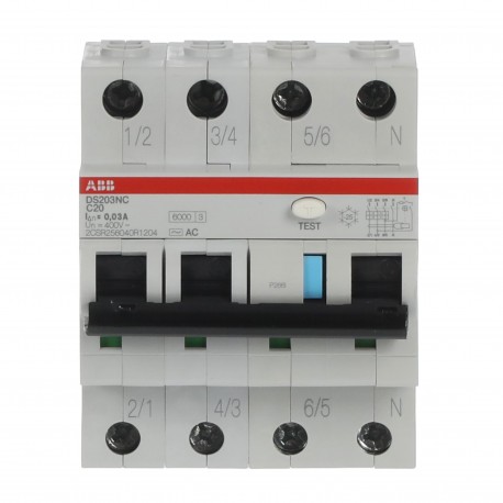 2CSR256040R1204 ABB C20 DS203NC AC30 RCBO