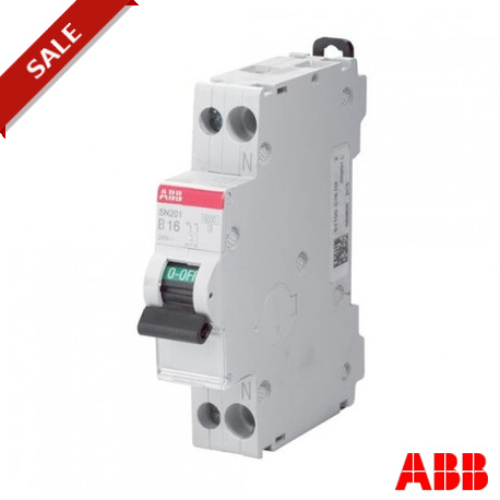 SN201-C6 2CSS255101R0064 ABB Miniature circuit breaker SN201 2P C 6 A