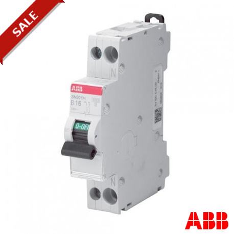 SN201M-C6 2CSS275101R0064 ABB Miniature circuit breaker SN201 2P C 6 A