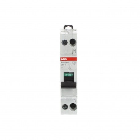 2CSS275101R0164 ABB Int.aut. SN201M-C16 1p+N 16A C 15kA