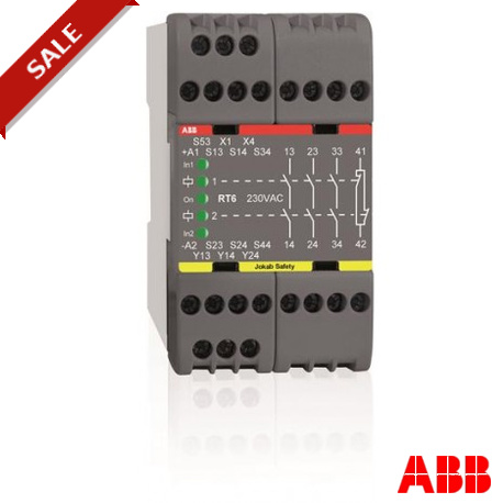 RT6 2TLA010026R0000 ABB RT6 24DC Safety relay