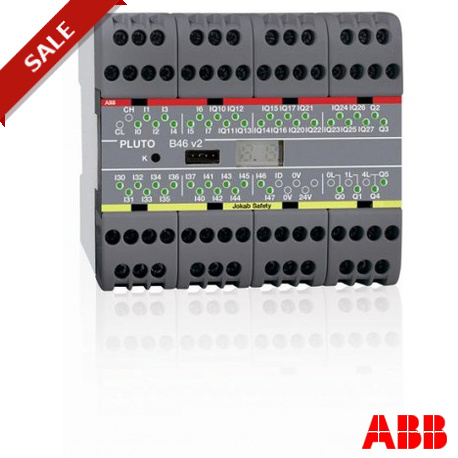 B46 2TLA020070R1700 ABB Pluto B46 v2 PLC-Segur. 24+16+4+2