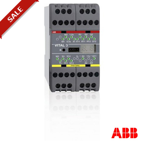 Vital 3 2TLA020070R4400 ABB Vital 3 Safety Controller