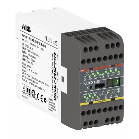2TLA020070R6400 ABB Pluto D20 PLC de Seguridad