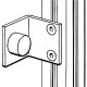 JSM D13 2TLA040033R2500 ABB JSM D13 Tope goma puerta vertical