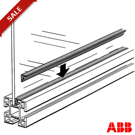 JSM PL1D 2TLA040038R0400 ABB JSM PL1D Securing strip L 732mm