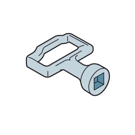 AA6141 ABB IS2, Llave cuadrado