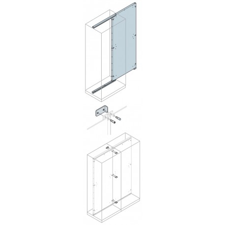 EA2316 ABB N.2 OV.BACK PLAT.2200X800 + TRAC + JOIN.KIT