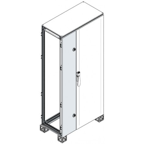 EC1880VC2K ABB IS2 PUERTA CIEG.SOLAPE1800X200, RAL7035