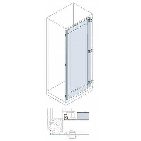 EE2106K ABB IS2 CONTRAPUER.REENTR.2000X600, RAL7035