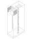 EE2800 ABB VERTICALE PARTITION STRUCT.200X800MM (xl)