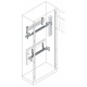 EH0024 ABB DINRAIL W 600MM(24 MOD)KIT+FRONT SUPPORT