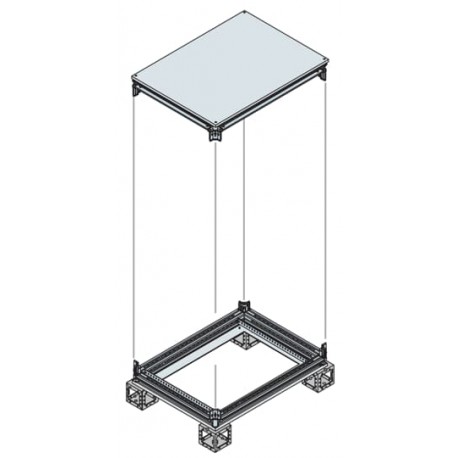 EK4010KN ABB IS2 Base y techo 400x1000, RAL7035
