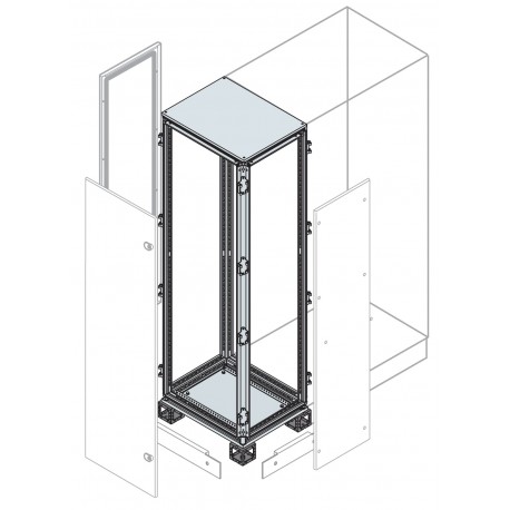 ER3051K ABB IS2 COLUMNA DE 2000X300X500, RAL7035