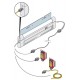 EV1041 ABB IS2 Lámpara fluorescente 13W-240V L574mm