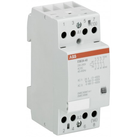 ESB24-04/230V GHE3291202R0006 ABB Contattore Installazione ESB24-04-230AC / DC