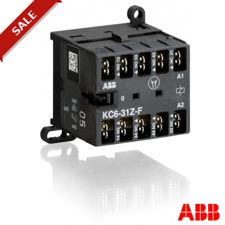 KC6-31ZF GJH1213003R0311 ABB KC6-31Z-F-01 Mini Contactor Relay 24VDC