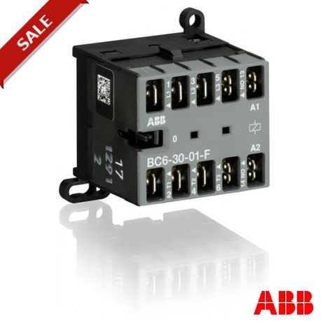 BC6-30-01-F GJL1213003R5011 ABB BC6-30-01-F-2,4-51 Mini contator 17-32VDC, 2.4W