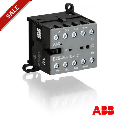 B7S-30-10-1,7 GJL1313001R7101 ABB B7S-30-10-1.7-71 Mini Contactor 24VDC, 1.7W