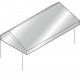 TP8050X ABB ISX-AMX Tejadillo armar. 800x500,ac.inox