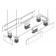 ZN1010 ABB N.4 ANGLE PIECES H 100MM