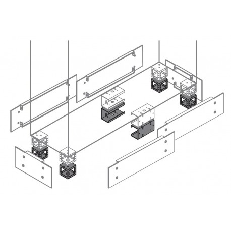 ZN1010 ABB N.4 ANGLE PIECES H 100MM