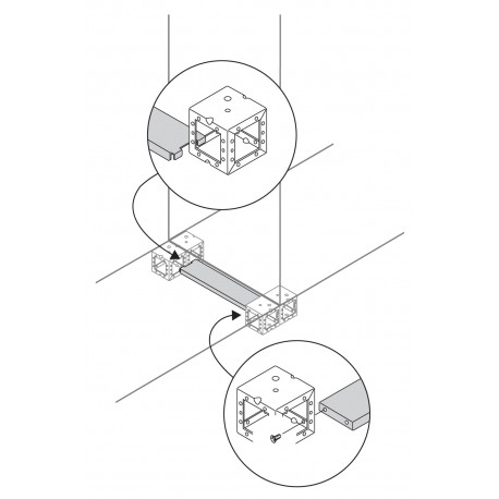 ZN4001 ABB IS2 Bridas refu.-apoyo cables P 400,2ud.