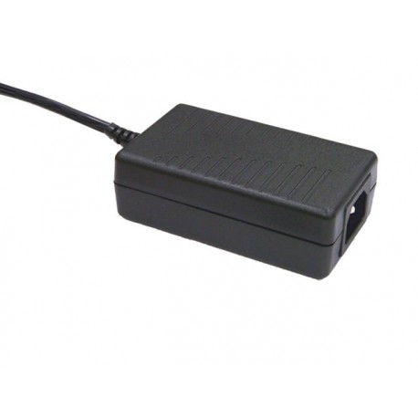 GS15A-3P1J MEANWELL Adaptateur AC-DC de table, Sortie 12VDC / 1,25 A, connecteur Entrée IEC320-C14