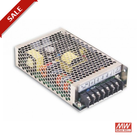 HRP-150-3.3 MEANWELL Fuente de alimentación conmutada, Entrada: 85-264VCA, Salida: 3,3VCC, 30A. Potencia: 99..