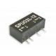 SPU02L-12 MEANWELL DC-DC Converter for PCB mount, Input 5VDC ±10%, Output 12VDC / 0.167A, SIP through hole p..