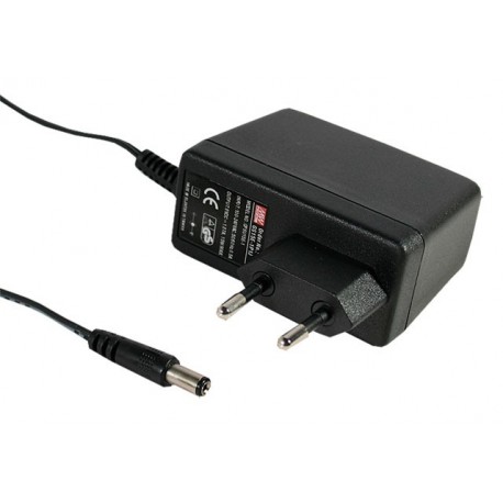 GS15E-6P1J MEANWELL Wandadapter AC/DC, Ausgang 24VDC / 0.62 A, EU-Stecker 2-polig