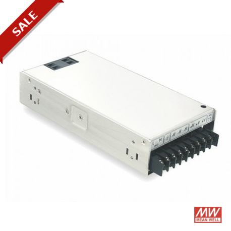 HSP-250-5 MEANWELL Netzteil AC/DC geschlossene Bauform mit PFC, Ausgang 5VDC / 50a, 1U Low-Profile -, putz-k..