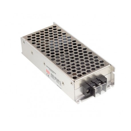 RSD-100C-5 MEANWELL DC-DC Enclosed converter, Input 28.8-67.2VDC, Output +5VDC / 20A, railway standard EN501..