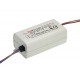 APV-12-12 MEANWELL Driver LED AC-DC à sortie unique à Tension Constante (CV), Sortie 12VDC / 1A