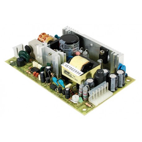 MPS-45-5 MEANWELL Fonte de alimentação formato aberto, de Entrada: 90-264Vca. Saída: 5Vcc. 8A. Potência: 40W..
