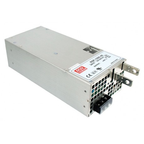 RSP-1500-27 MEANWELL Alimentazione AC-DC chiuso uscita singola, Uscita 27VDC / 56A, PFC, raffreddamento ad a..