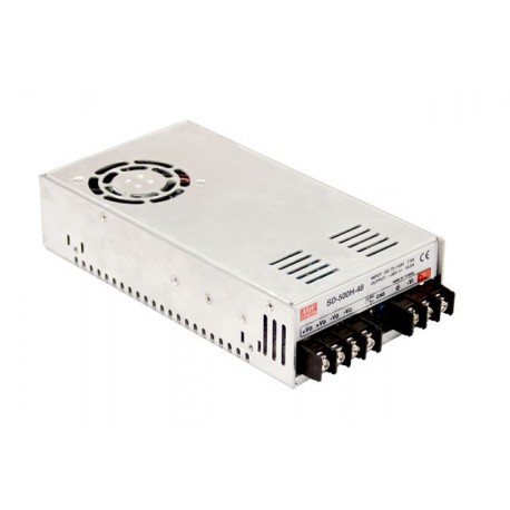 SD-500L-48 MEANWELL DC-DC Enclosed converter, Input 19-72VDC, Output +48VDC / 10.5A, 2000VDC I/O isolation, ..