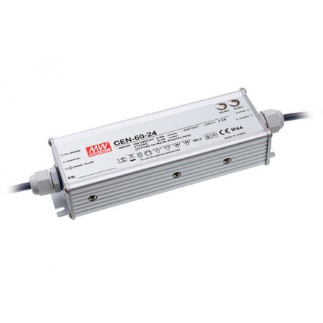 CEN-60-42 MEANWELL Драйвер LED AC-DC один выход смешанном режиме (CV+CC), Выход 42ВDC / 1.45 A