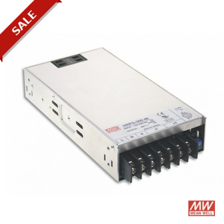 HRPG-300-3.3 MEANWELL AC-DC Single output enclosed power supply, Output 3.3VDC / 60A, 1U low profile, fan co..