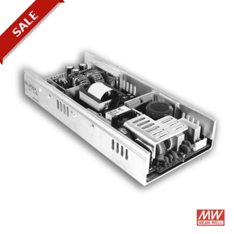 USP-350-48 MEANWELL Alimentazione AC-DC, Uscita 48VDC / 7.3 A, U staffa a profilo basso formato 38mm