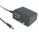 GS15U-3P1J MEANWELL Wandadapter AC/DC, Ausgang 12VDC / 1,25 A, USA-Stecker 2-polig