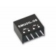 SMU01N-05 MEANWELL DC-DC Converter for PCB mount, Input 24VDC ± 10%, Output 5VDC / 0.2A, DIP Through hole pa..