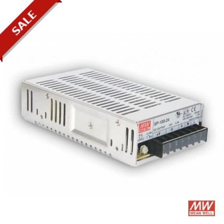 SP-100-13.5 MEANWELL Alimentation AC-DC, format fermé, Sortie 13,5 VDC / 7.5 A, PFC, convection libre d'air