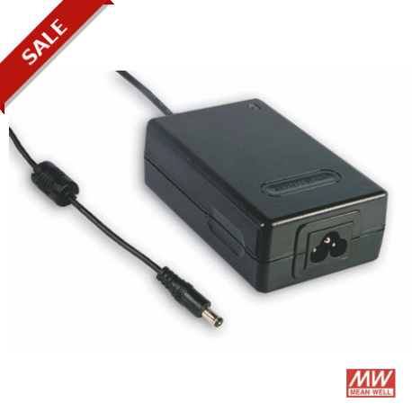 MES30C-6P1J MEANWELL Adaptateur AC-DC de table, prise entrée IEC320-C6 à 3 broches, Sortie 24VDC / 1.25 P1J ..