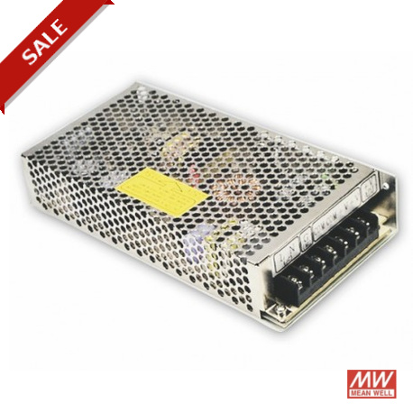 RID-125-1248 MEANWELL Netzteil AC/DC mit Zweifachausgang, format geschlossen, Ausgang 12VDC / 7A +48VDC / 2,..